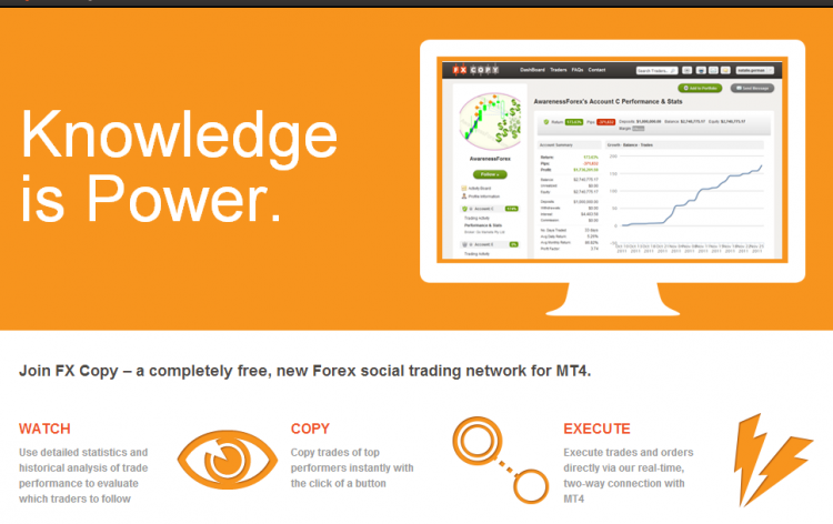 FxCopy: Social Forex Trading en MetaTrader4